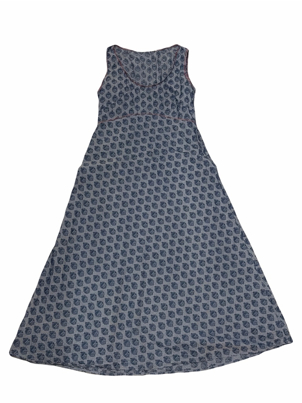 Sundance 100% Cotton Chambray Blue Maxi Dress